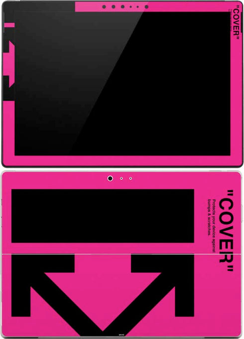 Black and Pink Arrows Surface Pro (2017) Skin